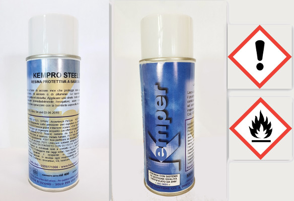 KEMPRO_STEEL_SPRAY_PROTECTIVE_RESIN_CONTAINING_STAINLESS_STEEL_KEMPER