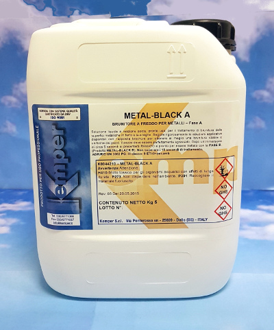 METAL-BLACK A METAL-BLACK B Brunitura bicomponente per metalli.